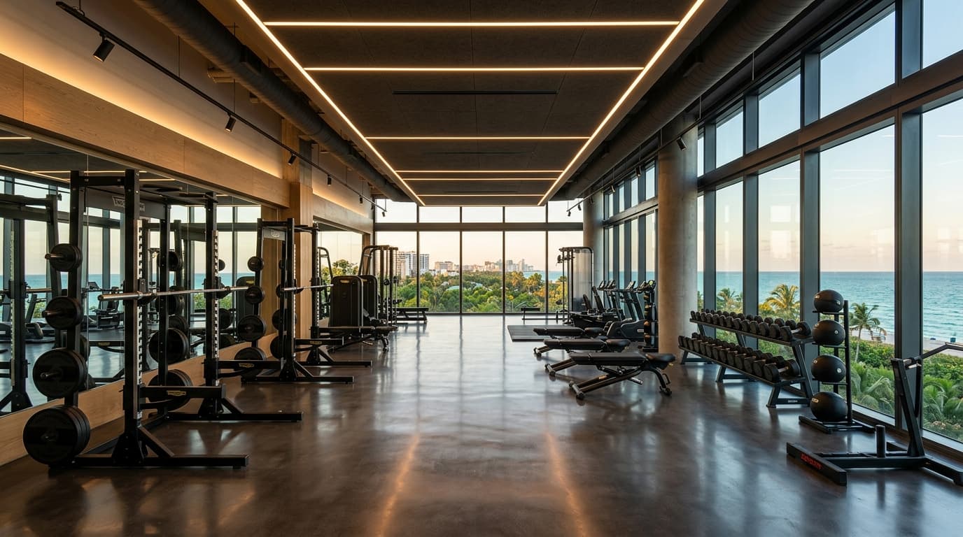 Blue Ocean Fitness Club Interior